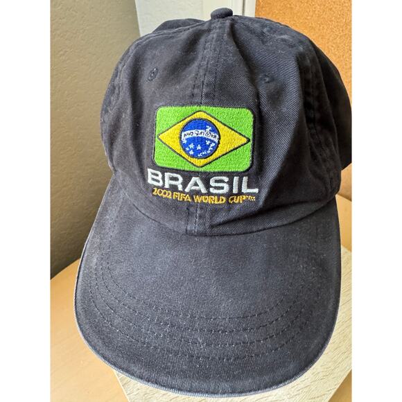 Vintage Brasil 2002 FIFA World Cup Korea Japan Cap – Official Licensed Product - Picture 1 of 9